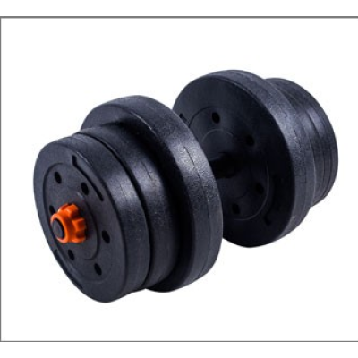 Household adjustable concrete plastic dumbbell