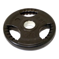 Tri-Grip Rubber Weight Plate/Commercial Gym Equipment